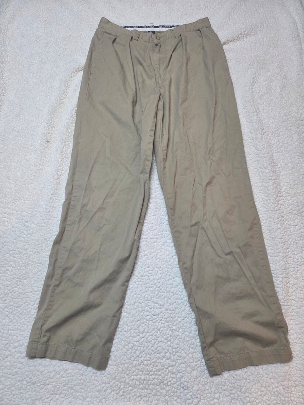 Men's Classic Straight Chino Pants in Light Khaki